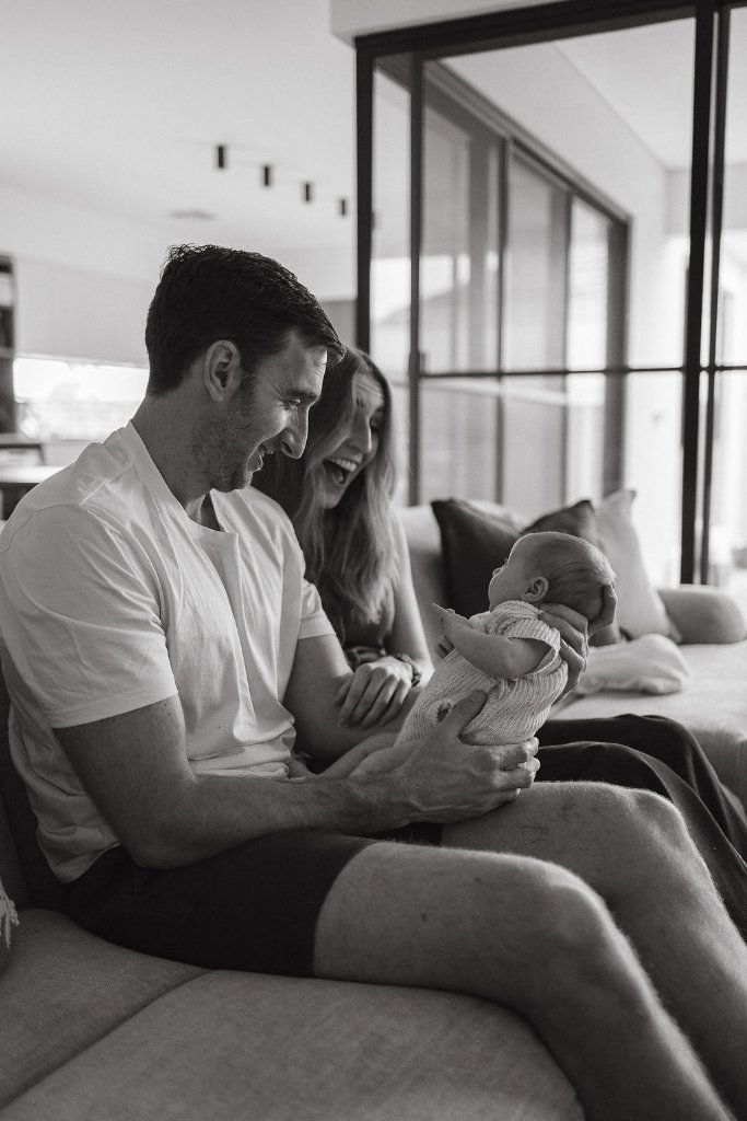 Siobhán, Carl and their baby